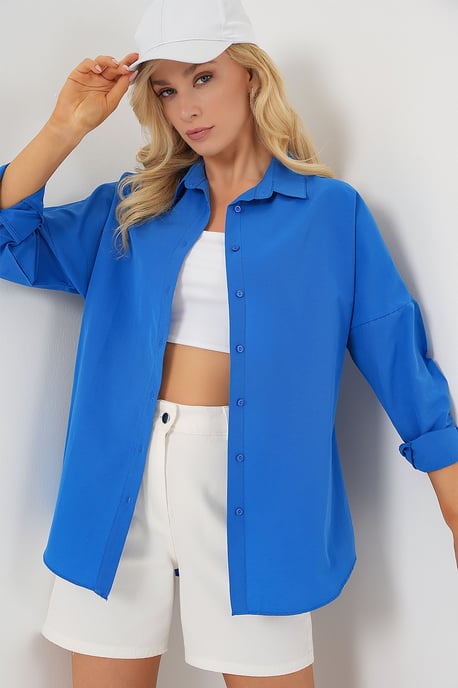 Oversized Poplin 2-Pack Shirt - Image 1
