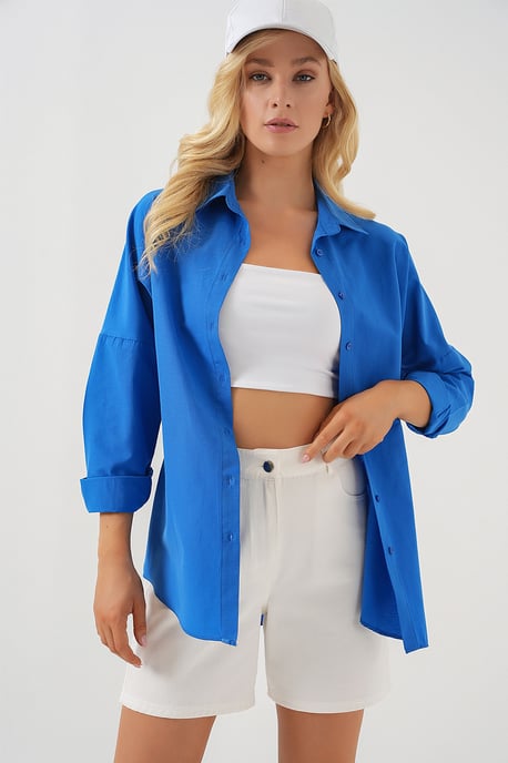 Oversized Poplin 2-Pack Shirt - Image 5