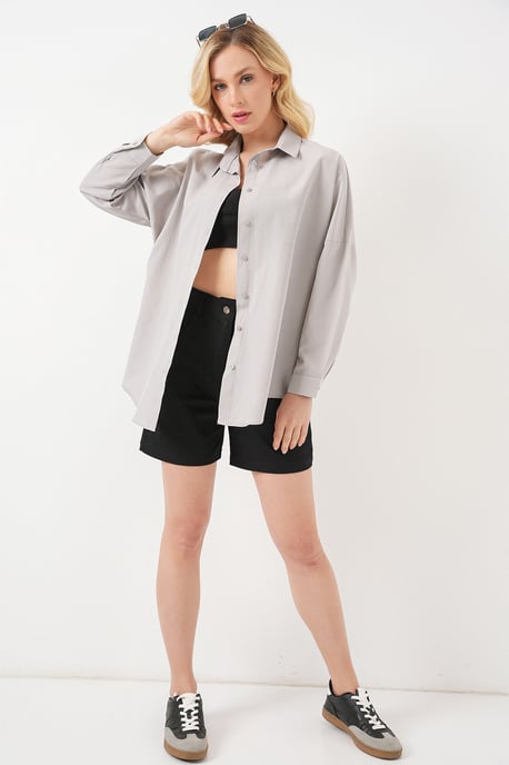 Oversized Poplin 2-Pack Shirt - Image 2