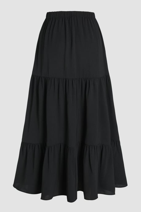 Hoge Taille Maxi Rok met Splits - Image 1