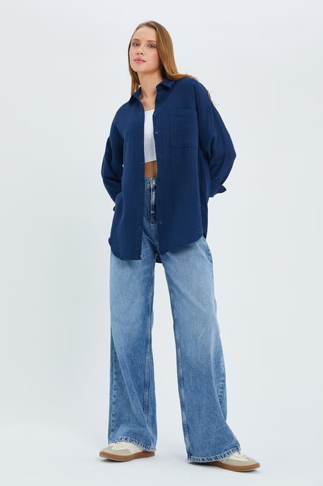 Oversized Shirt met Pocketdetail - Image 2