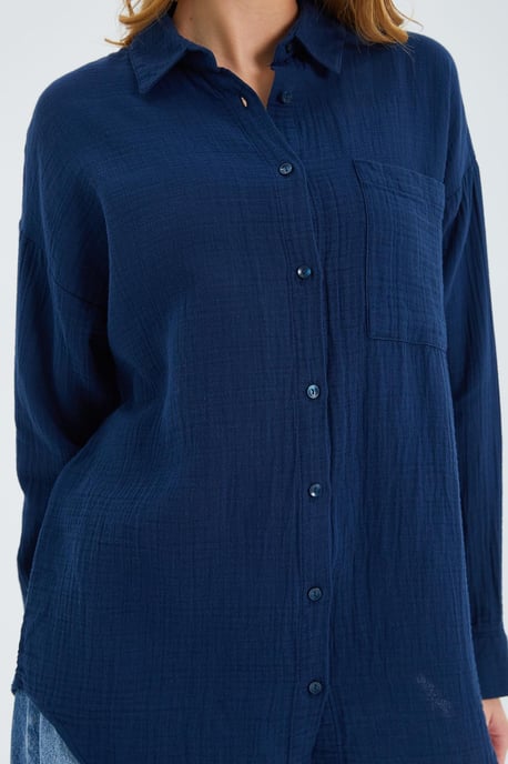 Oversized Shirt met Pocketdetail - Image 4