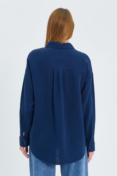 Oversized Shirt met Pocketdetail - Image 6