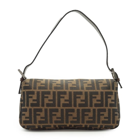 Fendi stoffen schoudertas in baguette-formaat - Image 2