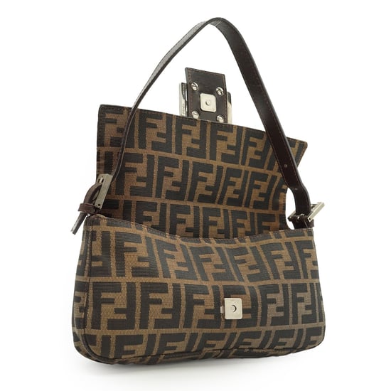 Fendi stoffen schoudertas in baguette-formaat - Image 4