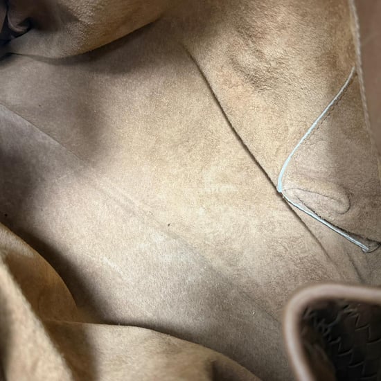 Bottega Veneta Intrecciato schoudertas van bruin leer - Image 5