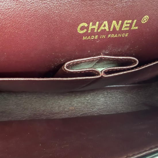 Chanel Medium Classic Double-Flap schoudertas in zwart lamsleer - Image 6