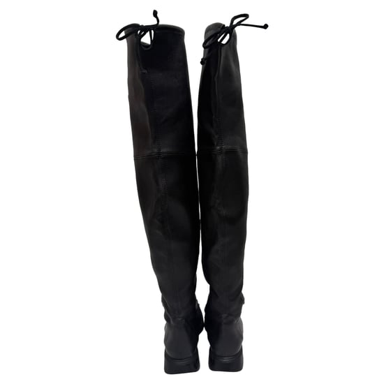 Stuart Weitzman Lowland overknee laarzen in zwart leer - Image 3