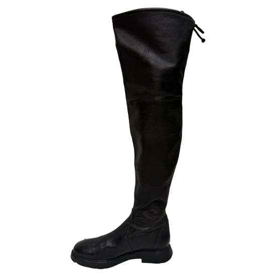 Stuart Weitzman Lowland overknee laarzen in zwart leer - Image 4