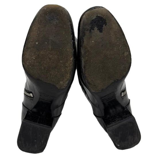 Saint Laurent Babies 40 kniehoge laarzen in zwart lakleer - Image 6