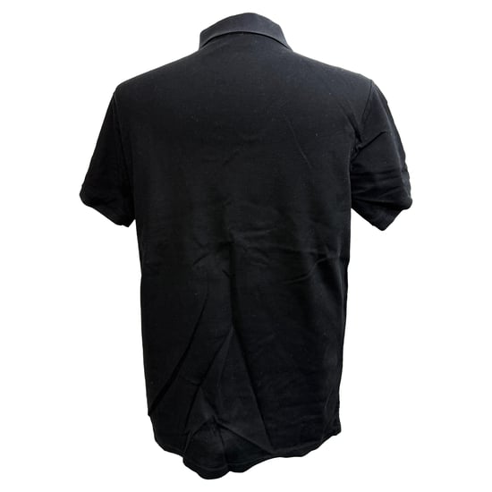 Burberry Luckland Logo Print Polo in Zwart Katoen - Image 3