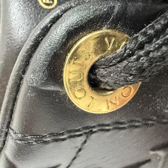 Louis Vuitton Monogram Time Out sneakers in zwart leer - Image 6