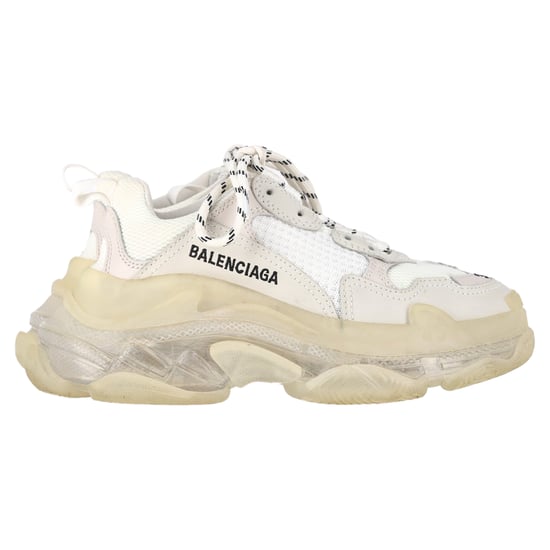 Balenciaga Triple S sneakers met transparante zool in wit polyester - Image 1