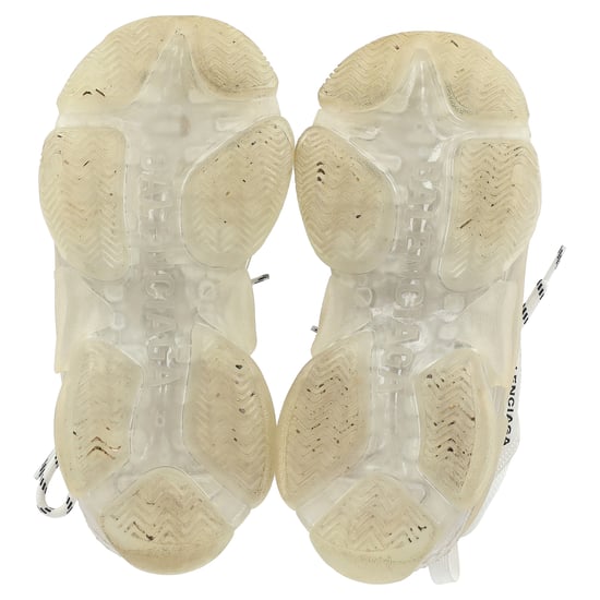 Balenciaga Triple S sneakers met transparante zool in wit polyester - Image 6