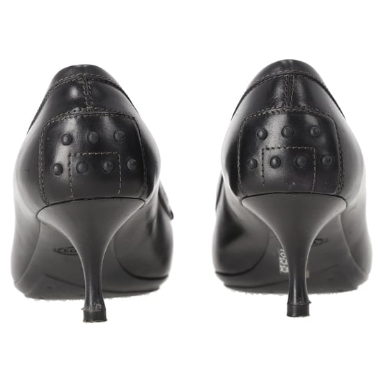 Tod's Penny Loafer pumps met spitse neus in zwart leer - Image 3