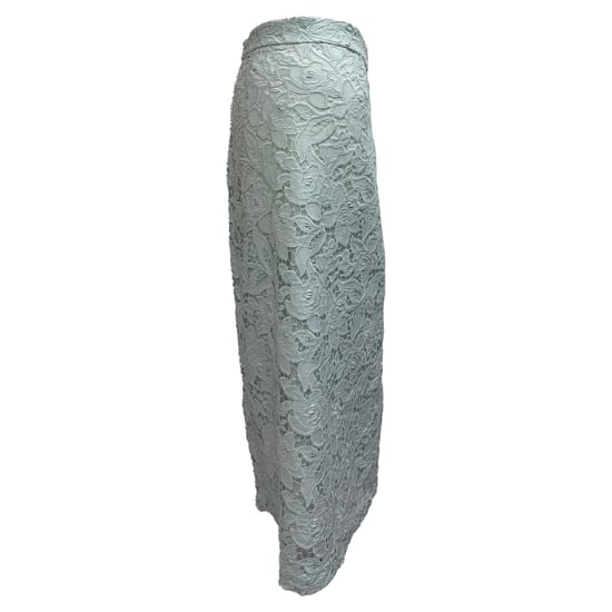 Zimmermann Kant Gedetailleerde Midi Rok in Mintgroene Polyester - Image 2