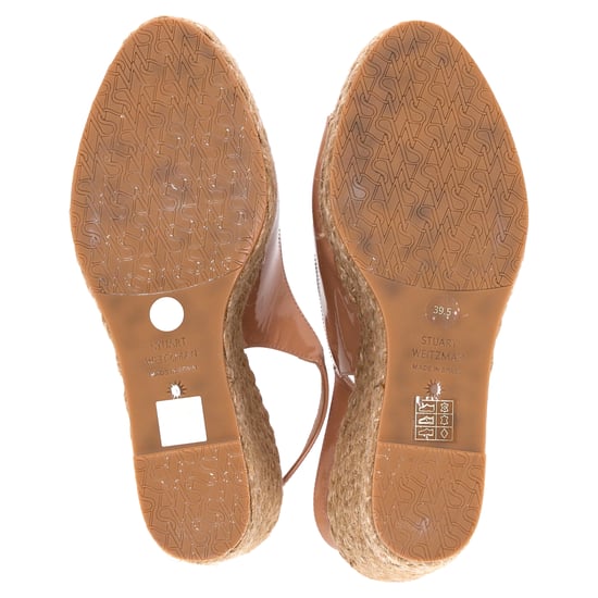 Stuart Weitzman Island slingback espadrillesandalen in beige lakleer - Image 5