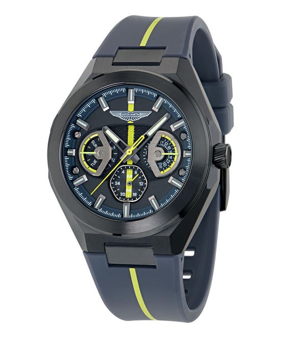 Aston Martin Thrill Tks W Heren Blauwe Horloge MTRI2S602 - Image 3