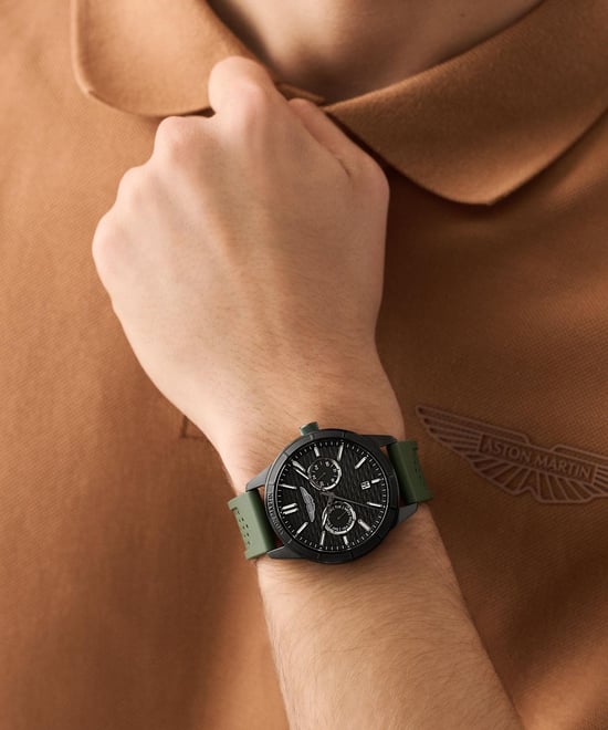 Aston Martin Icon Hdl Heren Groen Horloge MTIH2S604 - Image 4