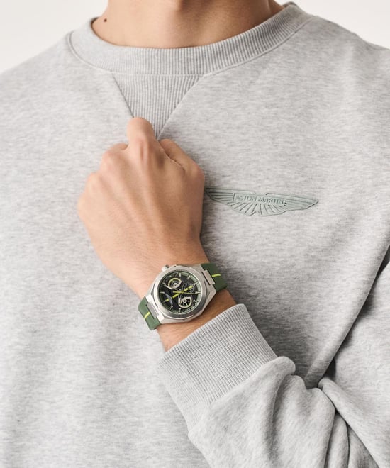 Aston Martin Thrill Tks W Heren Groen Horloge MTRI2S601 - Image 4
