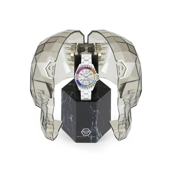 Philipp Plein Plein Heaven Dames Horloge Wit PWPPA0124 - Image 2
