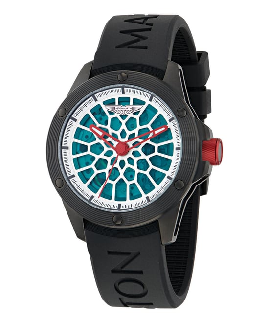 Aston Martin Thrill Rim Heren Zwarte Horloge MTRR1F502 - Image 3