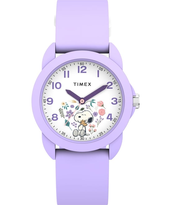 Timex Peanuts Time Teacher Kind Horloge Paars TW2Y51200 - Image 1