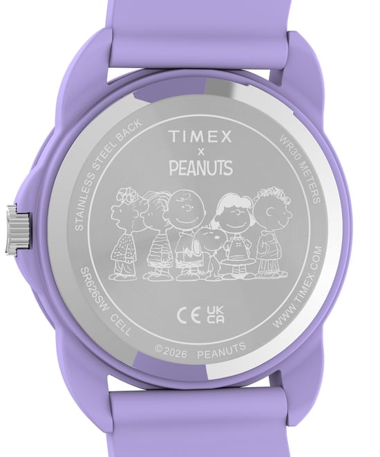 Timex Peanuts Time Teacher Kind Horloge Paars TW2Y51200 - Image 3