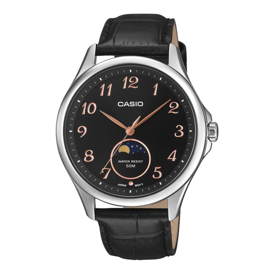 Casio Casio Collectie Heren Zwarte Horloge MTP-M110L-1AVER - Image 1