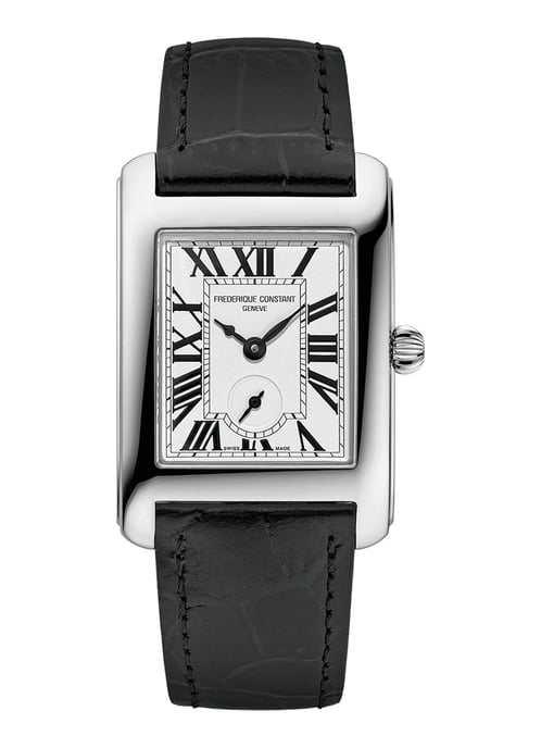 Frédérique Constant Classics Carree Small Seconds Dames Horloge Zwart FC-235S2C6 - Image 1