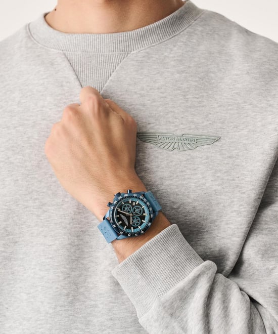 Aston Martin Icon Spt Heren Blauwe Horloge MTIS2S604 - Image 4