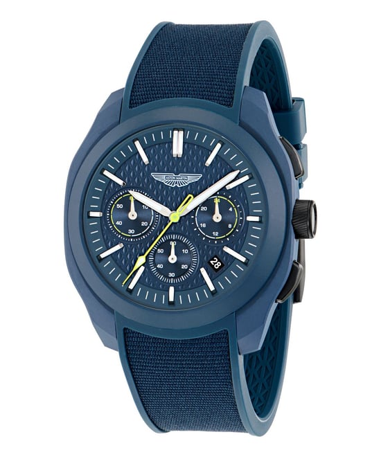 Aston Martin Thrill Crt Heren Blauwe Horloge MTRC1S606 - Image 3