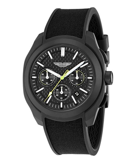 Aston Martin Thrill Crt Heren Zwarte Horloge MTRC1S601 - Image 3
