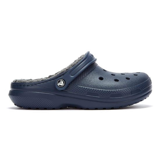 Shop Voor Crocs Classic Lined Dames Navy/Grijs Klompen - Image 5