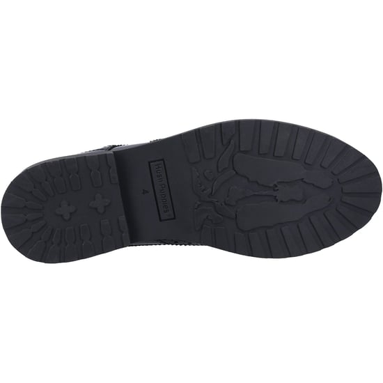 Hush Puppies Verity Slip On Leren Damesslippers In Tan. - Image 3