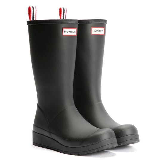 Hunter Play Tall Rubberen Zwarte Wellingtonlaarzen Voor Dames - Image 1