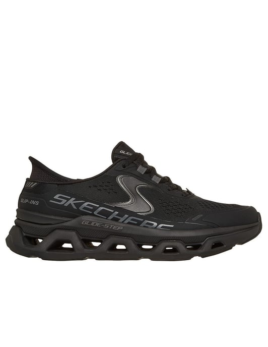 Skechers Slip-Ins Glide Stap Altus Mesh Dames Zwarte Sneakers - Image 2