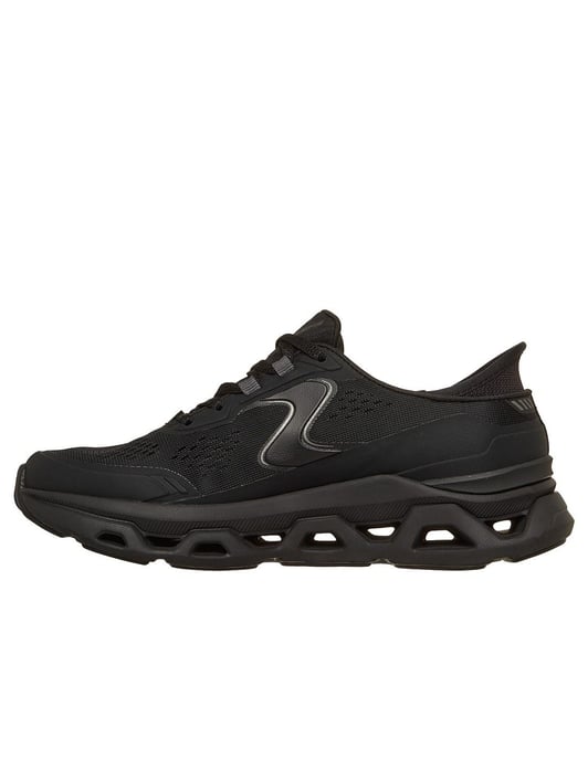 Skechers Slip-Ins Glide Stap Altus Mesh Dames Zwarte Sneakers - Image 3