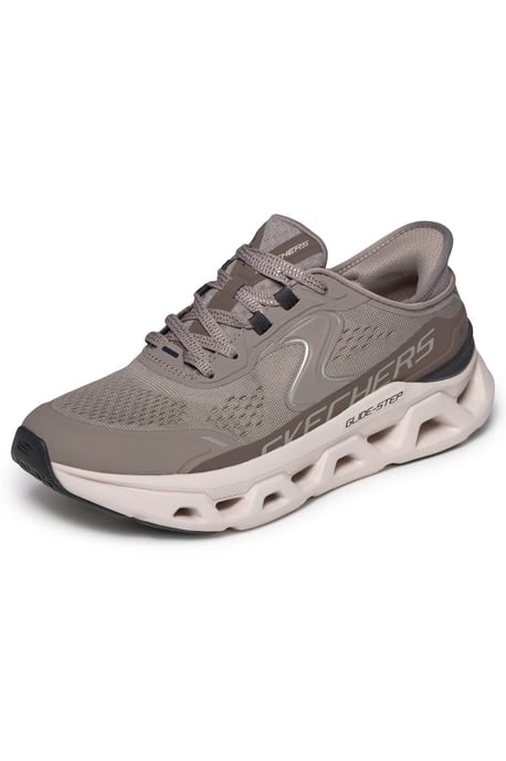 Skechers Slip-Ins Glide Step Altus Mesh Dames Khaki Sneakers - Image 4