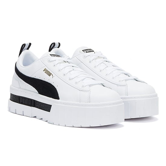Puma Mayze Dames Witte / Zwarte Sneakers - Image 1