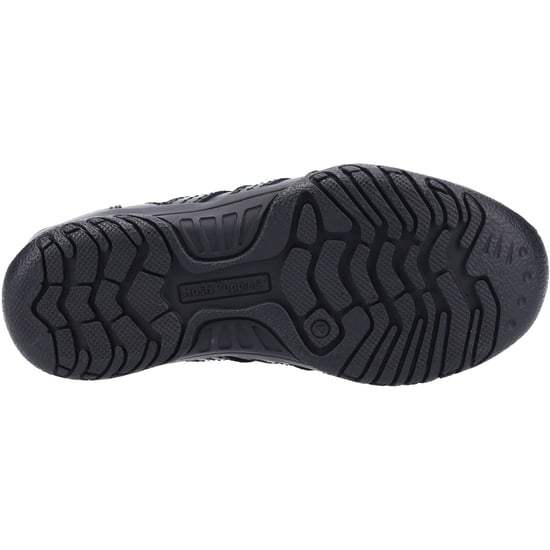 Hush Puppies Jezza 2 Senior Leren Zwarte Veterschoenen Voor Jongens - Image 3