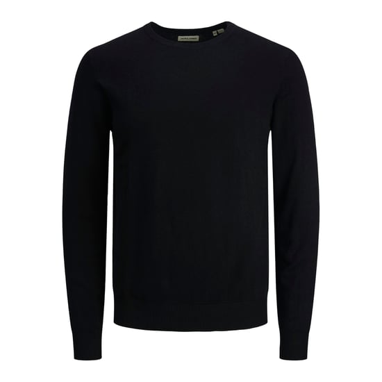Jack & Jones Trui Emil Knit Crew Neck Zwart - Image 1