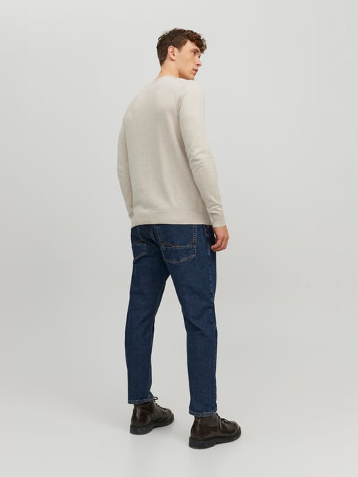 Jack & Jones Trui Emil Knit Crew Neck Beige - Image 4