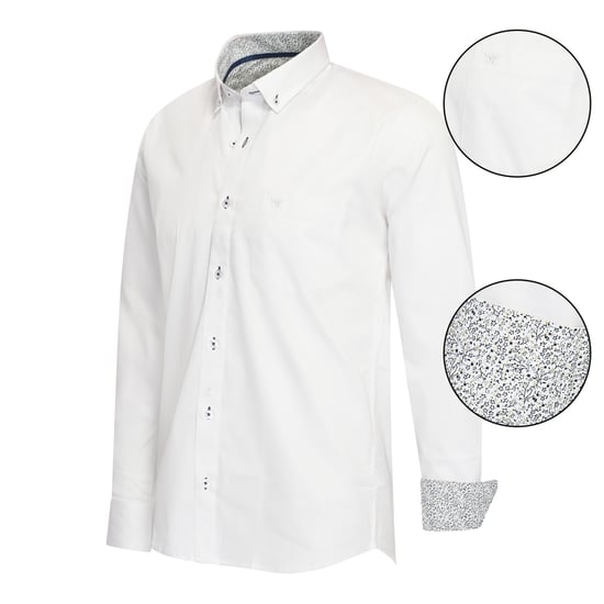 Cappuccino Italia Overhemden Regular Fit Overhemd White Wit - Image 1