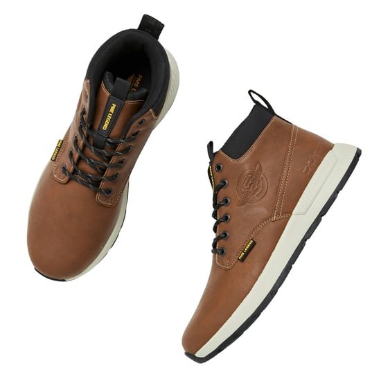 PME Legend Sneakers Ribber Mid Bruin - Image 2