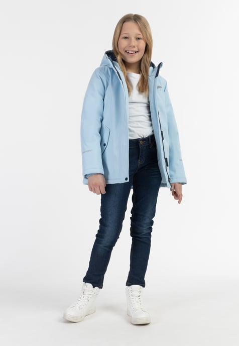 Schmuddelwedda Anorak + Tagesrucksack - SET Meisjes ijsblauw - Image 2