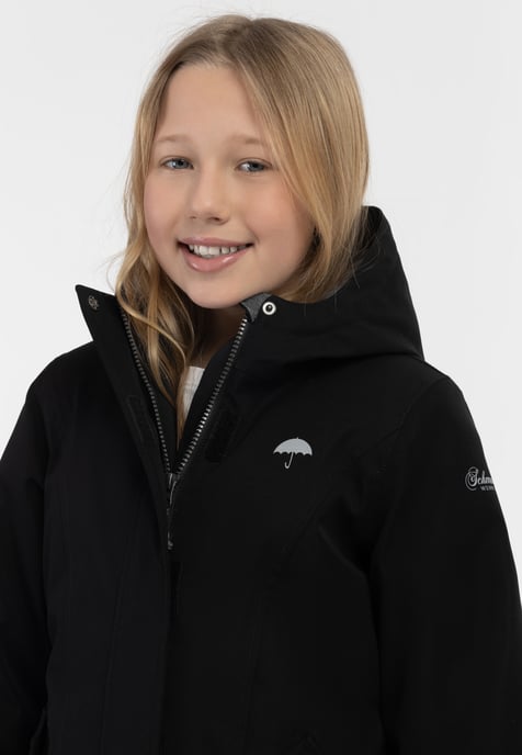Schmuddelwedda Anorak + Tagesrucksack - SET Meisjes zwart - Image 4