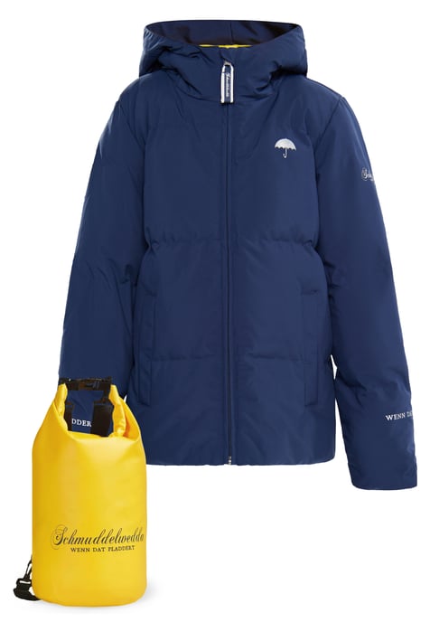 Schmuddelwedda Anorak + Tagesrucksack - SET Meisjes marine - Image 1