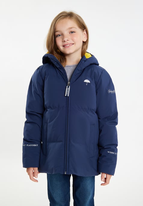 Schmuddelwedda Anorak + Tagesrucksack - SET Meisjes marine - Image 5
