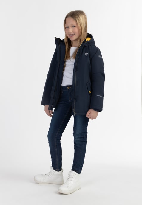 Schmuddelwedda Anorak + Tagesrucksack - SET Meisjes marine - Image 2